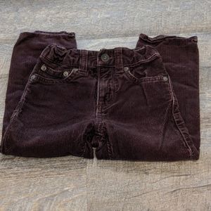 Baby Gap straight leg corduroys size 2T